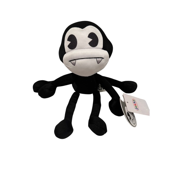 Jakks Pacific Other - Jakks Pacific Bendy and the Dark Revival Edgar Plush Butcher Gang Black White